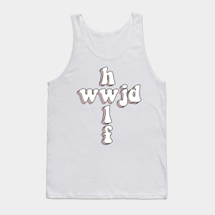 hwlf x wwjd cross Tank Top